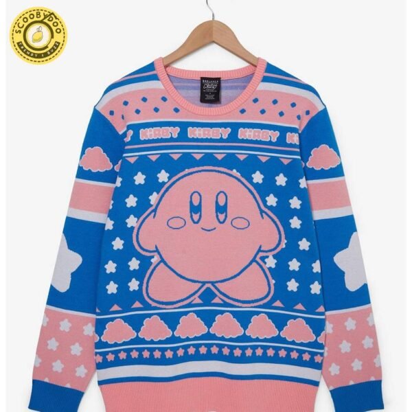 Nintendo Kirby Stars Patterned Sweater