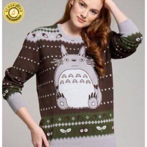 Our Universe Studio Ghibli My Neighbor Totoro Patterned Totoro Holiday Sweater