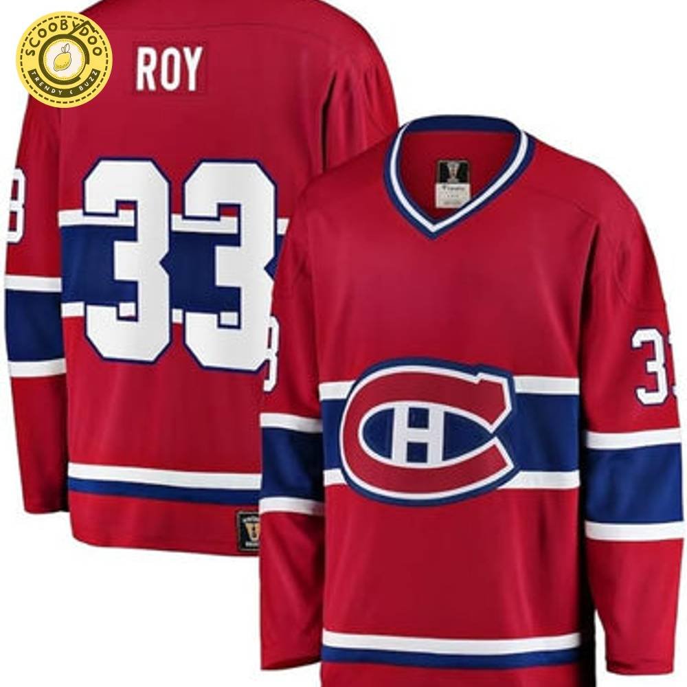 Patrick Roy Montreal Canadiens NHL Fanatics Breakaway Vintage Jersey Patrick Roy Montreal Canadiens NHL Fanatics Breakaway Vintage Jersey