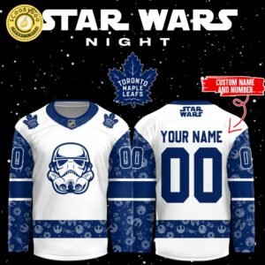 Personalization Toronto Maple Leafs Jersey Star Wars 2024 – Custom Fan Apparel