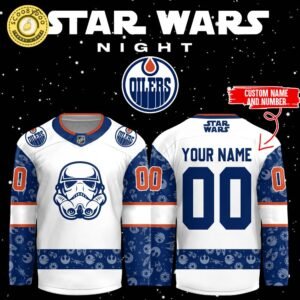 Personalized Edmonton Oilers Jersey – Star Wars 2024 Custom Name & Number