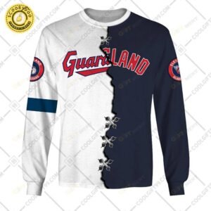 Personalized Mlb Cleveland Guardians Mix Jersey Sweatshirt
