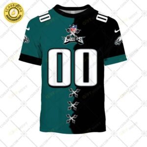 Personalized Nfl Philadelphia Eagles Mix Jersey Style
