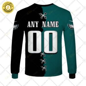 Personalized Nfl Philadelphia Eagles Mix Jersey Style