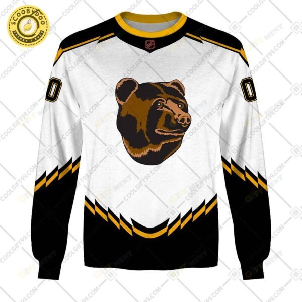 Personalized Nhl Boston Bruins Reverse Retro  Style