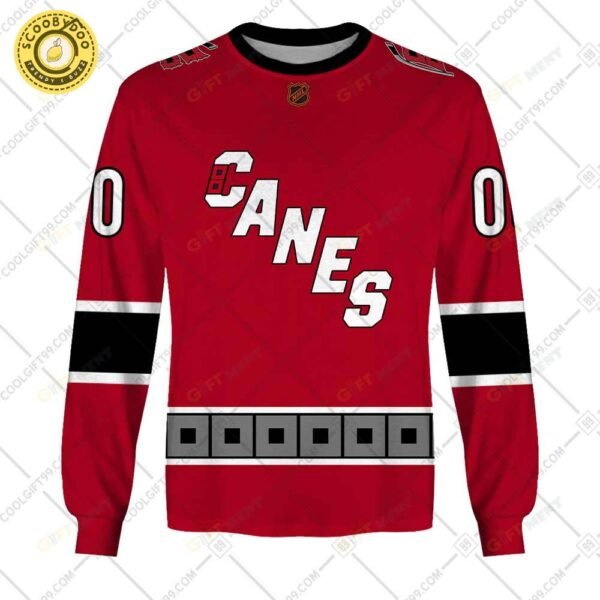 Personalized Nhl Carolina Hurricanes Reverse Retro Style