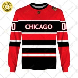Personalized Nhl Chicago Blackhawks Reverse Retro Style