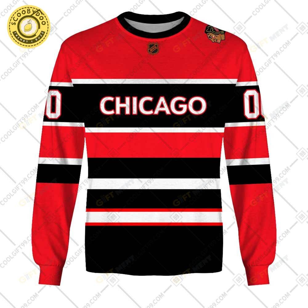 Personalized Nhl Chicago Blackhawks Reverse Retro Style Personalized Nhl Chicago Blackhawks Reverse Retro Style