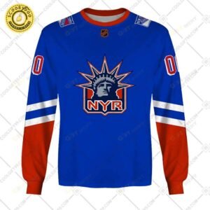 Personalized Nhl New York Rangers Reverse Retro Style