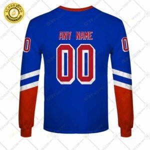 Personalized Nhl New York Rangers Reverse Retro Style