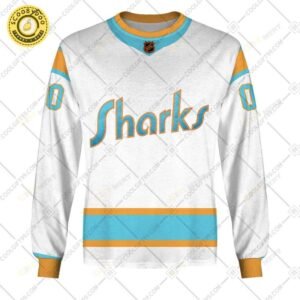 Personalized Nhl San Jose Sharks Reverse Retro Style