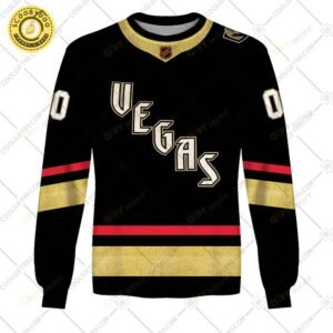 Personalized Nhl Vegas Golden Knights Reverse Retro Style