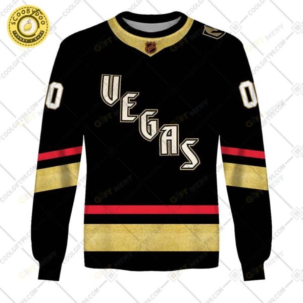 Personalized Nhl Vegas Golden Knights Reverse Retro Style