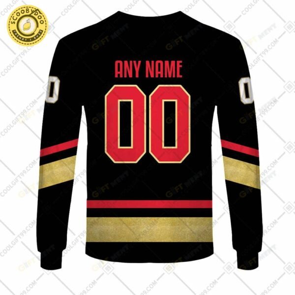 Personalized Nhl Vegas Golden Knights Reverse Retro Style