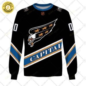 Personalized Nhl Washington Capitals Reverse Retro  Style