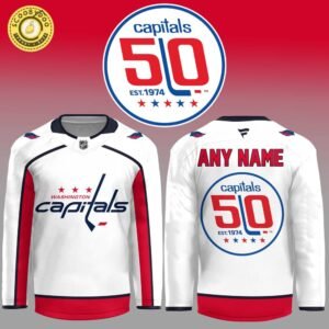 Personalized Washington Capitals 50th Anniversary Jersey