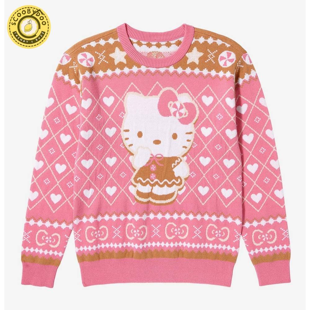 Sanrio Hello Kitty Youth Holiday Sweater Sanrio Hello Kitty Youth Holiday Sweater