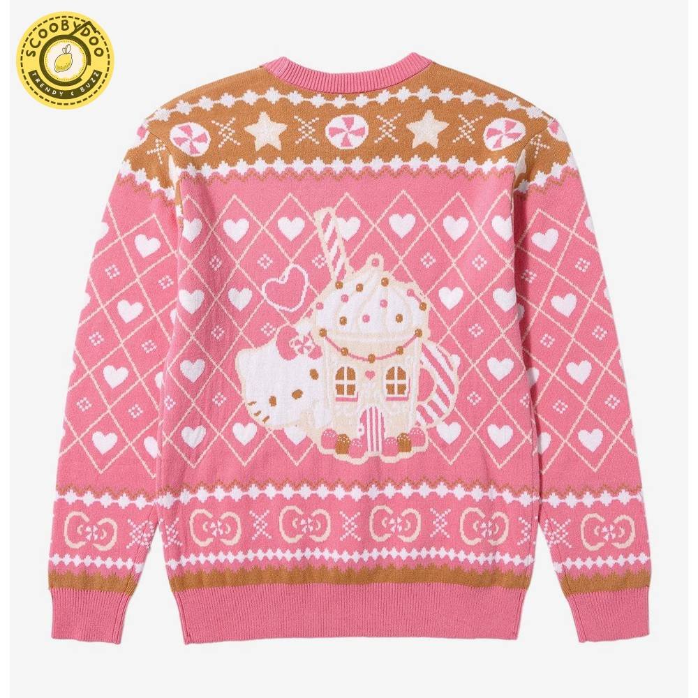 Sanrio Hello Kitty Youth Holiday Sweater Sanrio Hello Kitty Youth Holiday Sweater