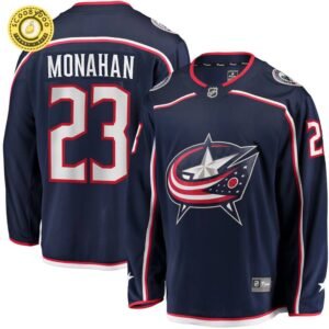 Sean Monahan Columbus Blue Jackets Nhl Fanatics Breakaway Home Jersey