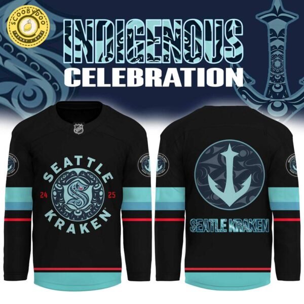 Seattle Kraken 2024 Indigenous Peoples Night Custom Hockey Jersey