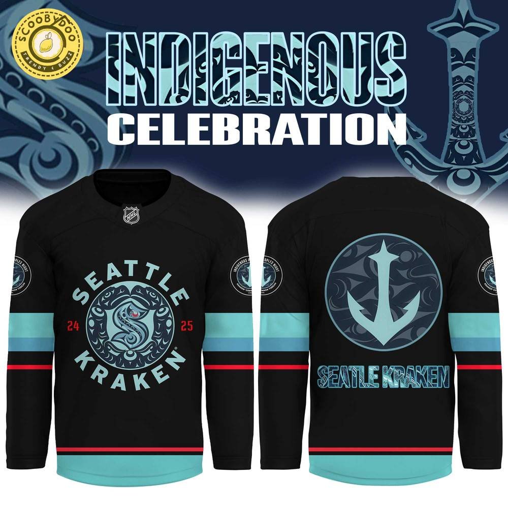 Seattle Kraken 2024 Indigenous Peoples Night Custom Hockey Jersey Seattle Kraken 2024 Indigenous Peoples Night Custom Hockey Jersey