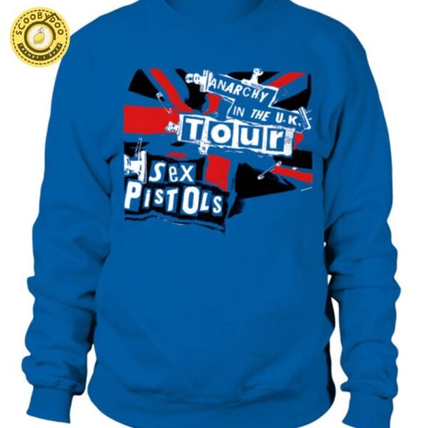 Sweatshirt Unisex – Anarchy In The Uk Tour Bl
