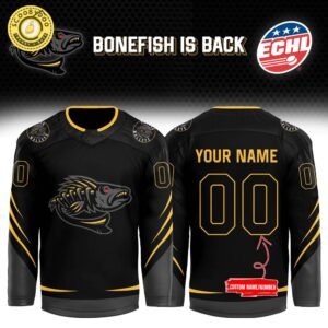 Toledo Walleye “Bonefish is BACK 2024/2025” Custom Jersey