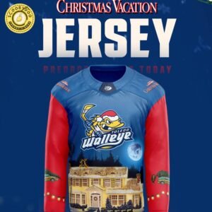Toledo Walleye x Christmas Vacation 2024 Jersey – Custom Name & Number