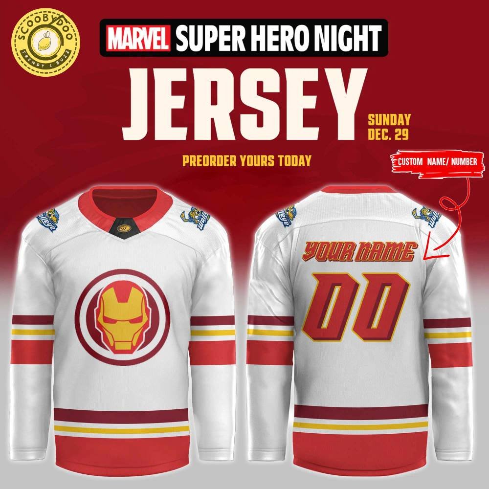 Toledo Walleye x Marvel Super Hero Night 2024 Custom Jersey – Fan Favorite Toledo Walleye x Marvel Super Hero Night 2024 Custom Jersey – Fan Favorite