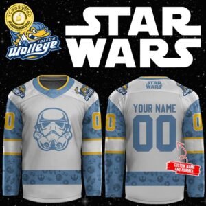 Toledo Walleye x Star Wars Night Custom Jersey – Personalized Name & Number