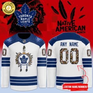 Toronto Maple Leafs 2024 NHL Native American Heritage Month Premium Limited Jersey