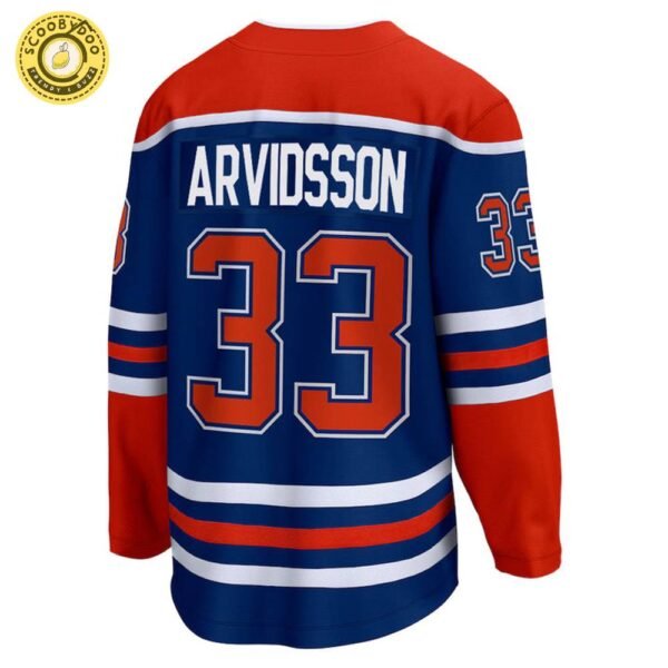 Viktor Arvidsson Edmonton Oilers Nhl Fanatics Breakaway Royal Home Jersey Vendor