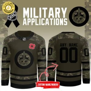 Winnipeg Jets x 2024 Military Appreciation Night Custom Jersey