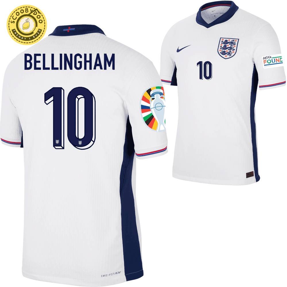 2024 England Home Jersey 2024 England Home Jersey