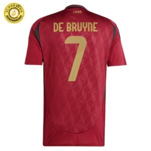 2024 Kevin De Bruyne Belgium Home Jersey