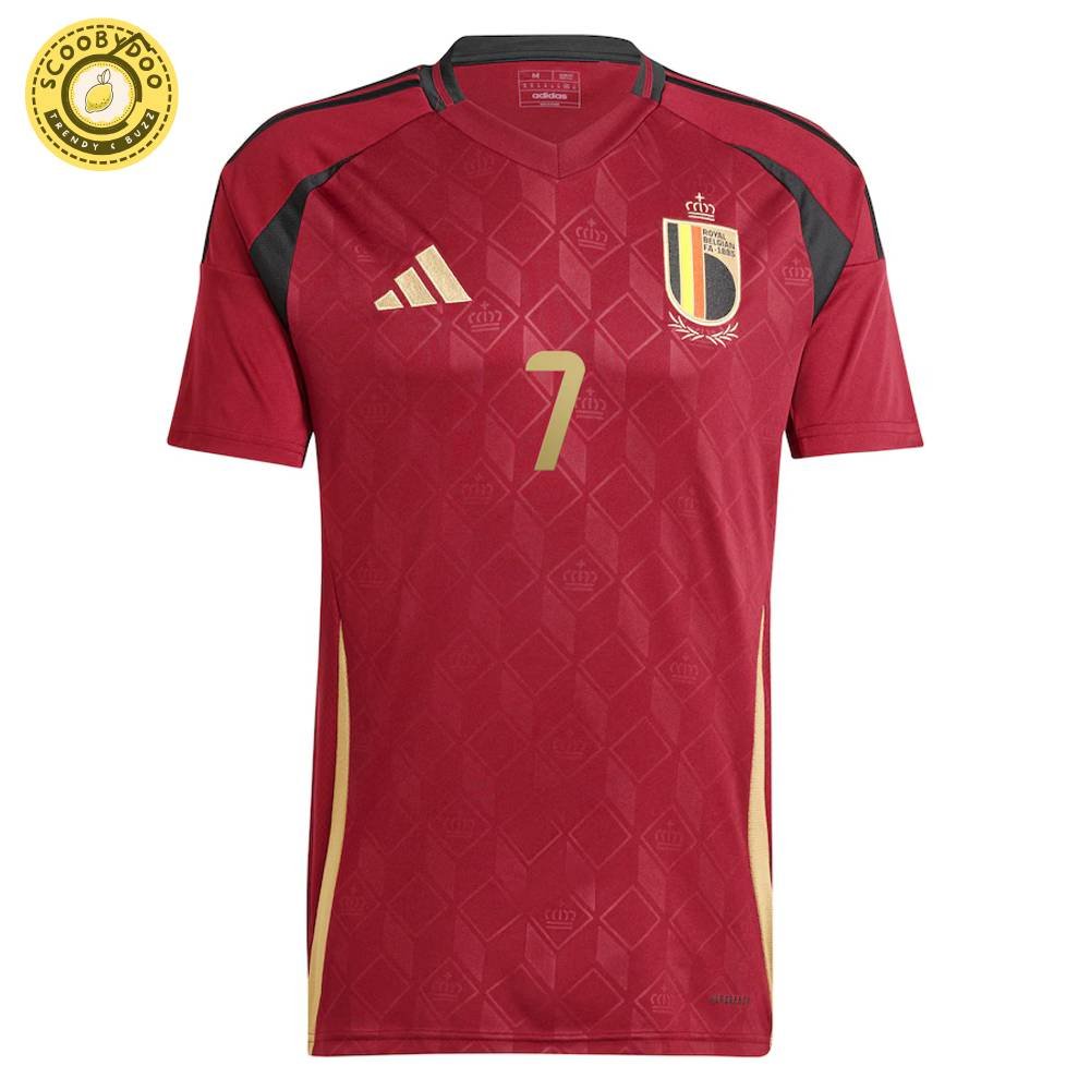 2024 Kevin De Bruyne Belgium Home Jersey 2024 Kevin De Bruyne Belgium Home Jersey