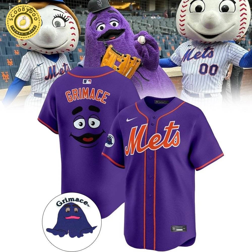 2024 Limited Edition_Mets Grimace Jersey 2024 Limited Edition_Mets Grimace Jersey