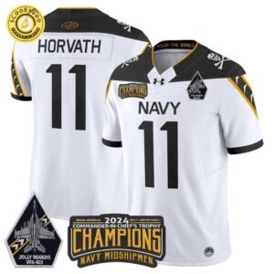 2024 Men’s Navy Midshipmen Commander-In-Chief’s Trophy Champions Patch Vapor Limited Jersey