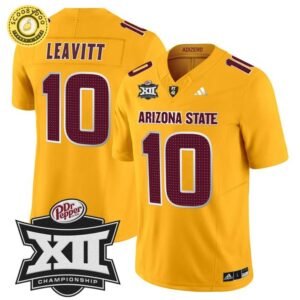 2024 Men’s Sun Devils Big 12 Championship Patch Vapor Yellow Limited Jersey