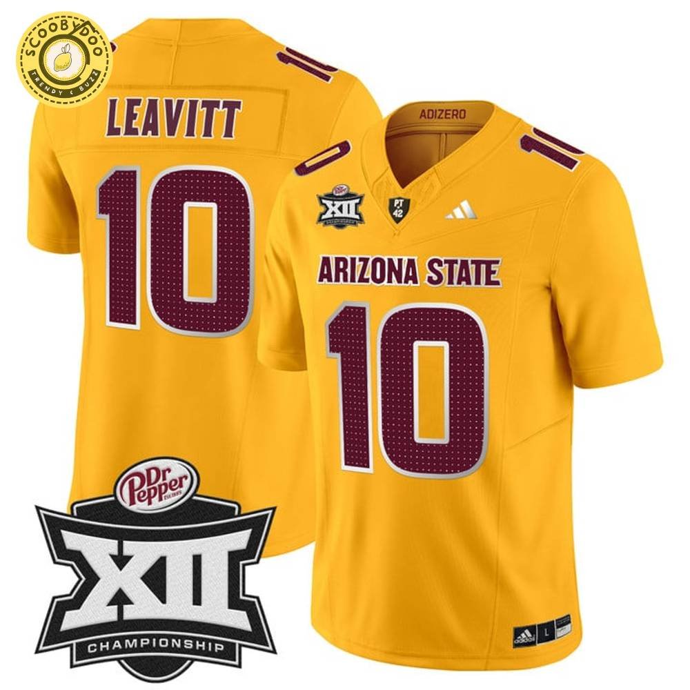 2024 Men's Sun Devils Big 12 Championship Patch Vapor Yellow Limited Jersey 2024 Men's Sun Devils Big 12 Championship Patch Vapor Yellow Limited Jersey