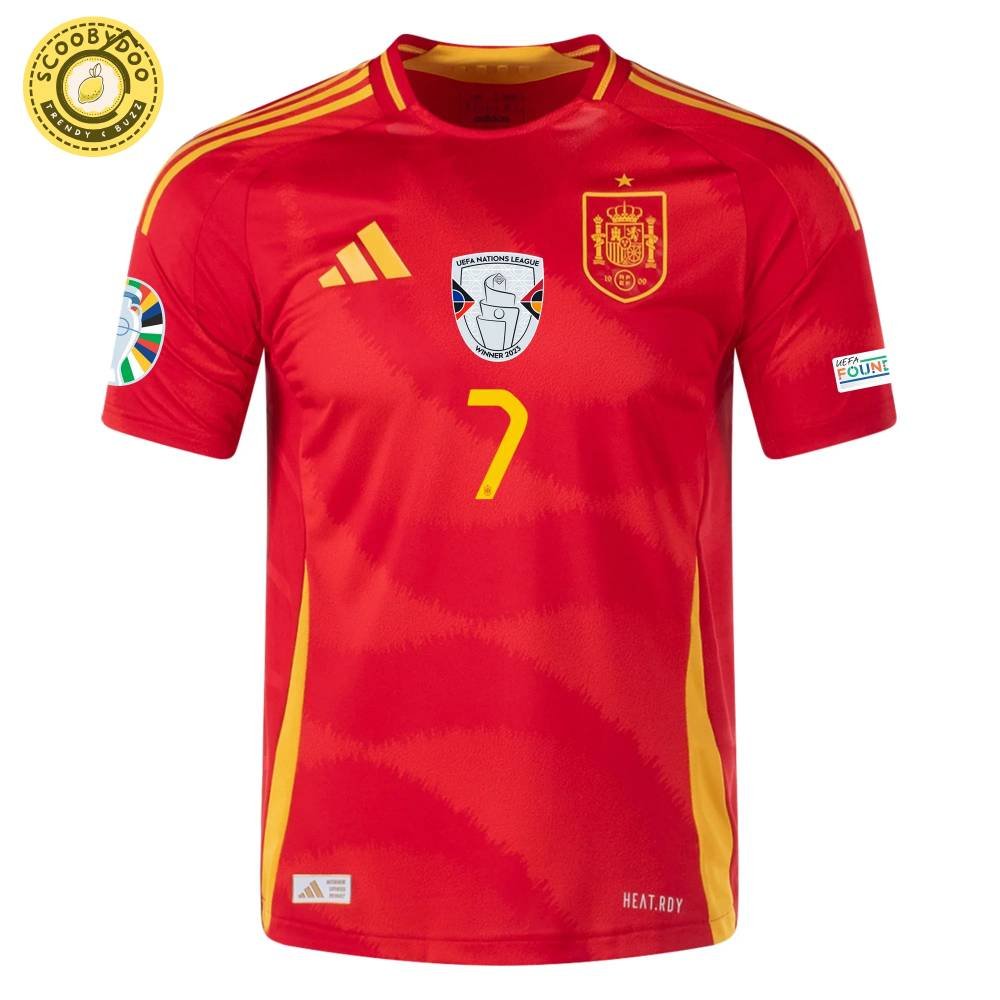 2024 Spain Home Morata Jersey 2024 Spain Home Morata Jersey