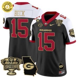 2025 Georgia Bulldogs Sugar Bowl Jersey with Georgia Map Patch
