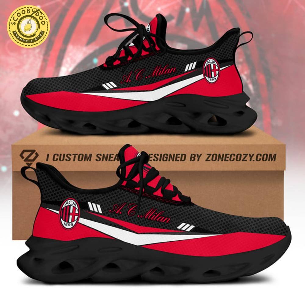Ac Milan Q5 Chunky Custom Sneaker Ac Milan Q5 Chunky Custom Sneaker