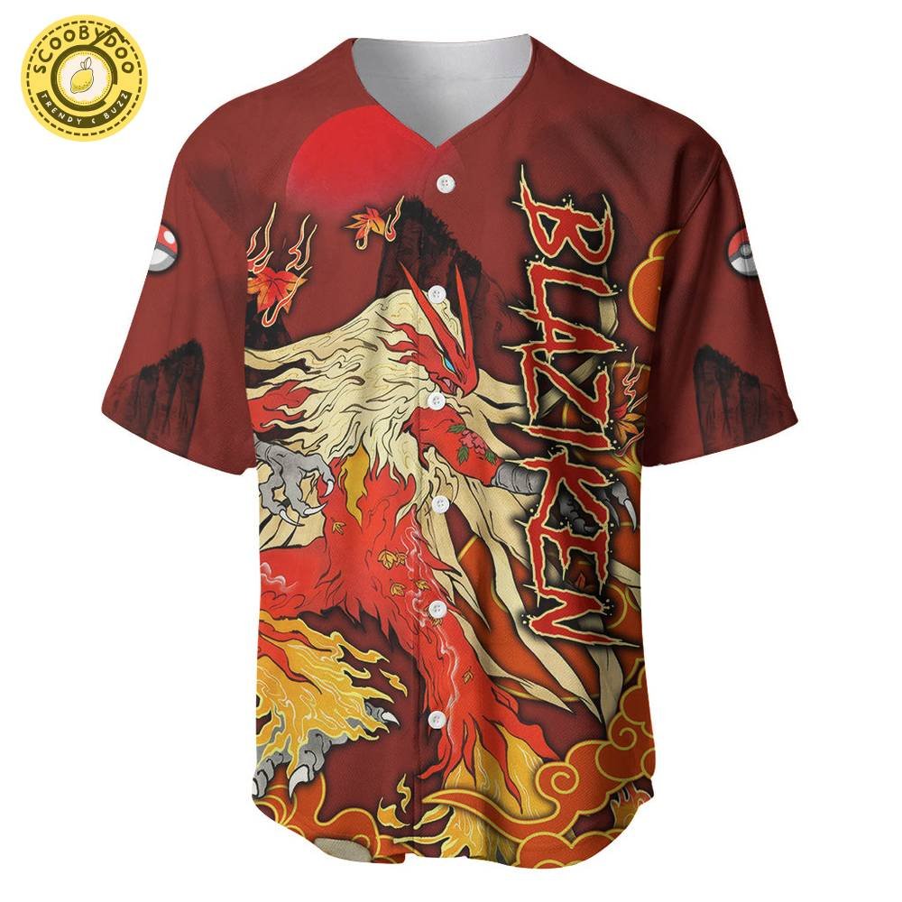 Blaziken Baseball Jersey Pokemon Baseball Jersey Anime Baseball Jersey Blaziken Baseball Jersey Pokemon Baseball Jersey Anime Baseball Jersey