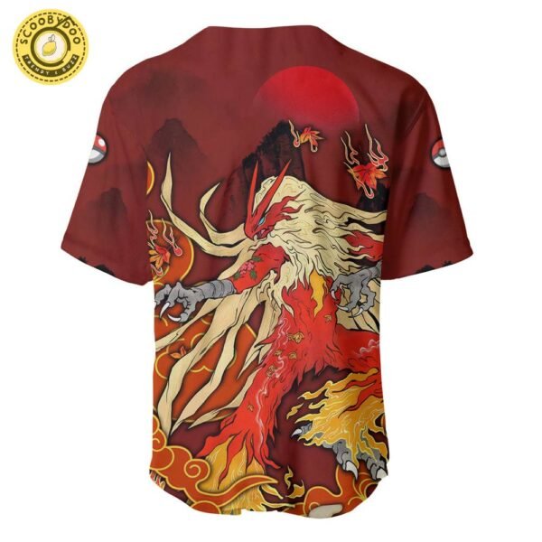 Blaziken Baseball Jersey Pokemon Baseball Jersey Anime Baseball Jersey