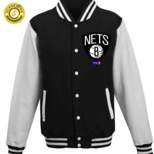 Brooklyn Nets Nba 1St Baseball Jacket Unisex