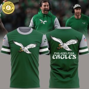 Coach Nick Sirianni Kelly Green 2024 Philadelphia Eagles T-Shirt