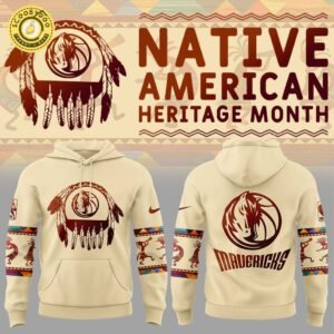 Dallas Mavericks Native American Heritage Nike Hoodie VG001