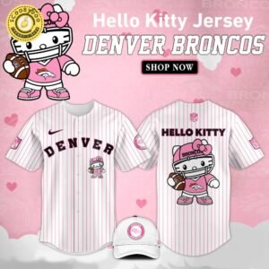 Denver Broncos x Kitty Pink Jersey Limited Edition – Custom Fan Gear