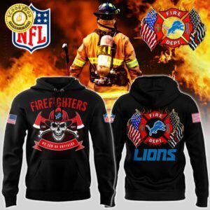 Detroit Lions 2024 Firefighter Appreciation Night NFL Limited Edition Hoodie